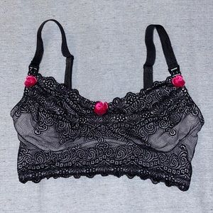 NWOT YOU! Lingerie Lennox nursing and pumping maternity lace bra, size Small
